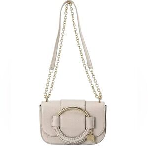 See By Chloé Hana Leather Beige Shoulder Bag